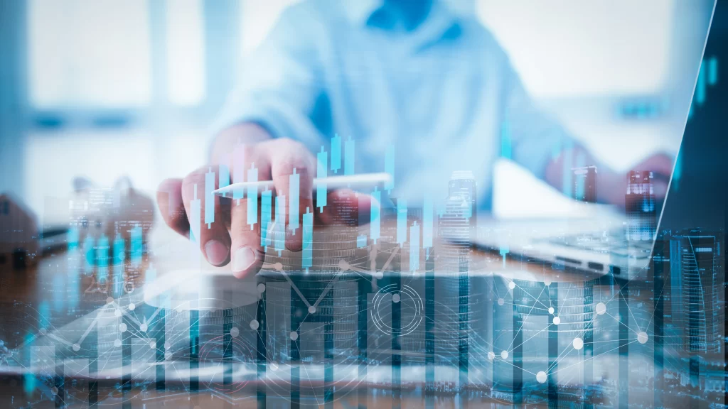 30代の人が積立投資で資産形成を順調に行っている様子のイメージ画像