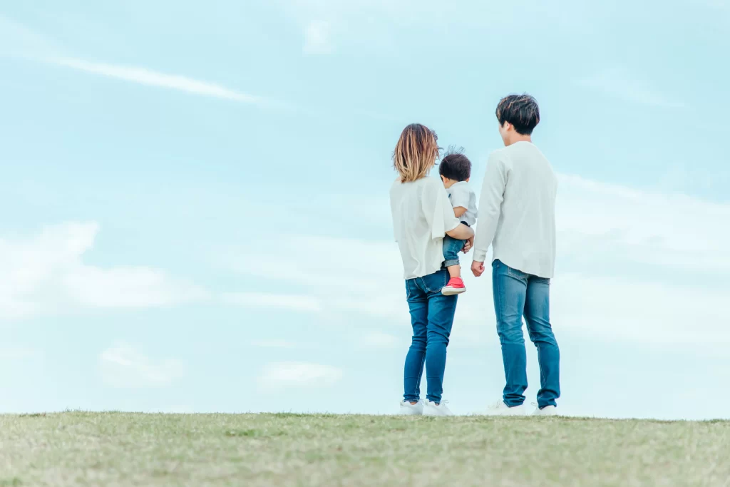 共働き子育て世代のイメージ画像