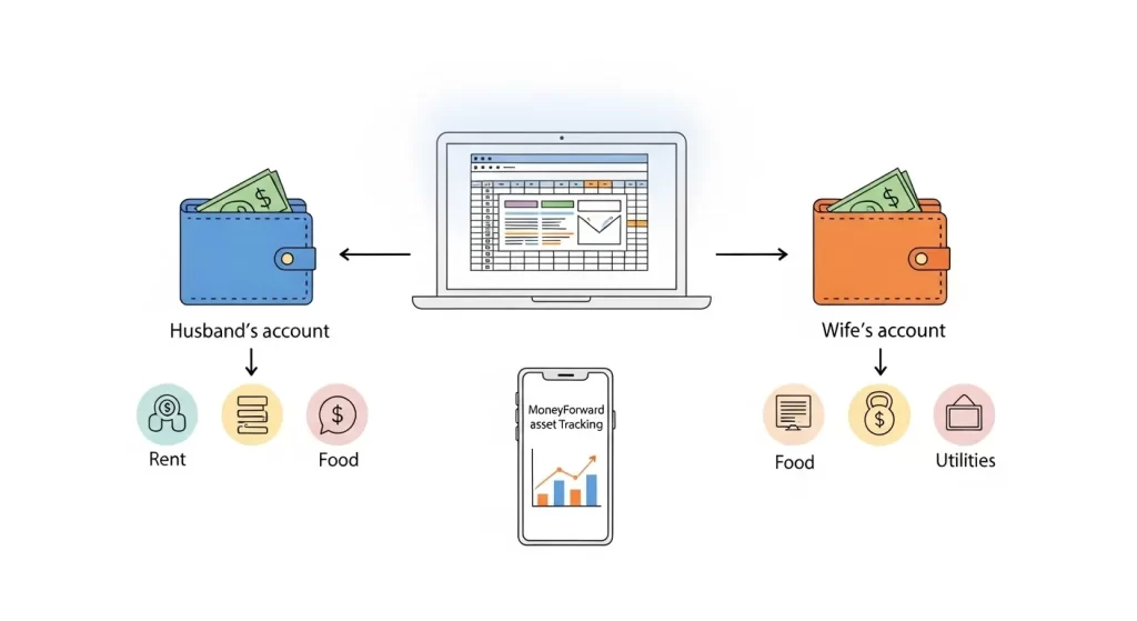 rewin家の家計管理イメージ
